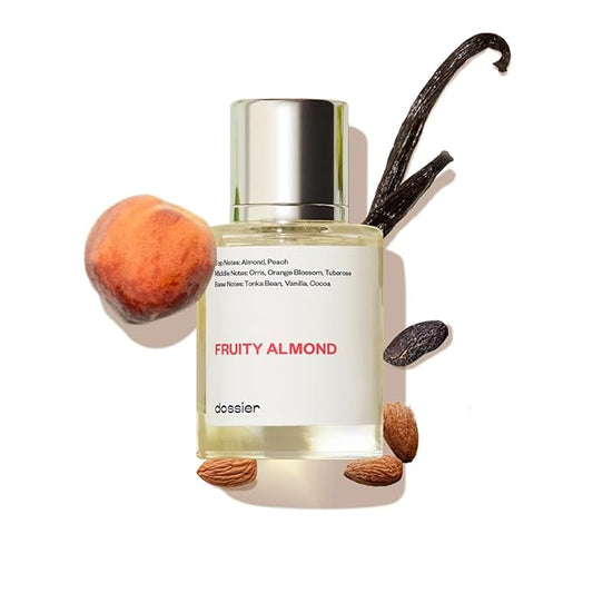 Dossier - Fruity Almond - Eau de Parfum - Inspired by C.Herrera Good Girl - Perfume Luxury - Pure Infused - Paraben Free - Vegan - For Women - Fragrance 1.7 0z (Spray 50ml)