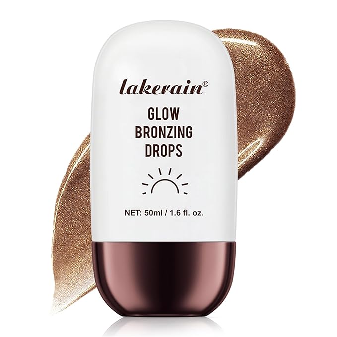Bronzing Drops For Face, Liquid Bronzer Glow Drops, Bronze Glow)