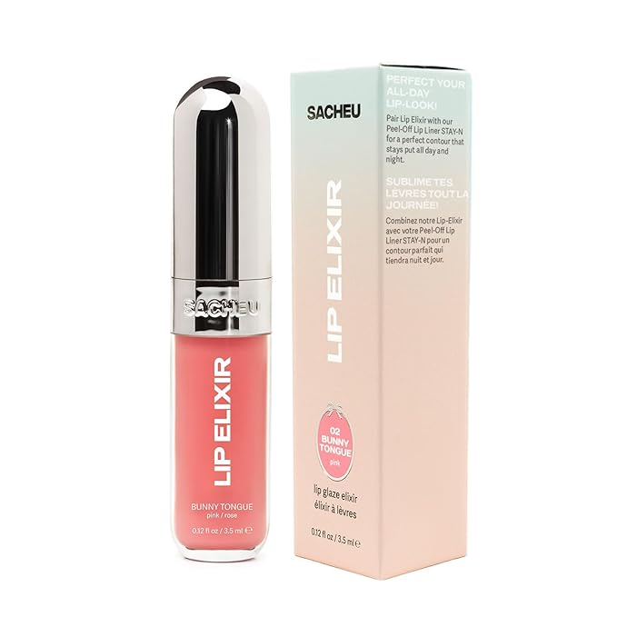 Sacheu Lip Elixir Nourishing Lip Glaze and Lip