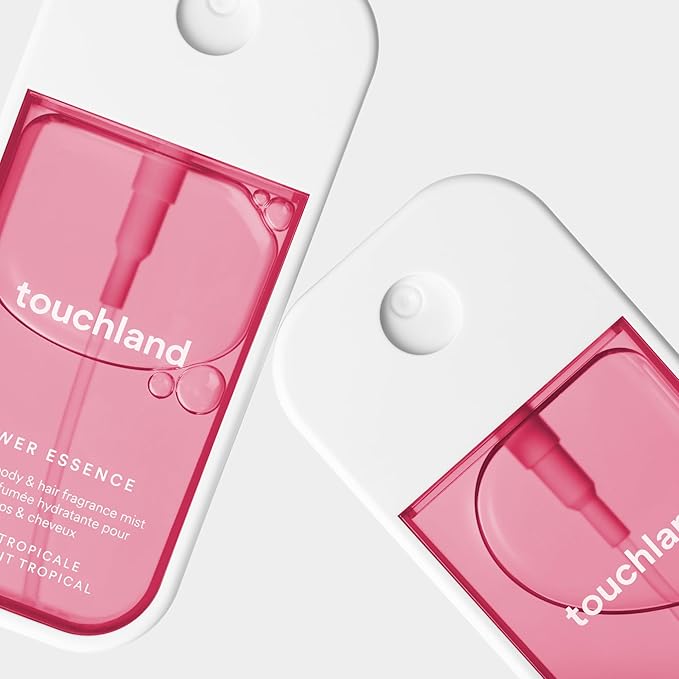 Touchland Power Essence Hydrating Body & Hair Fragrance, Lush Tropicale, 2 FL. OZ. Travel Size Body Mist