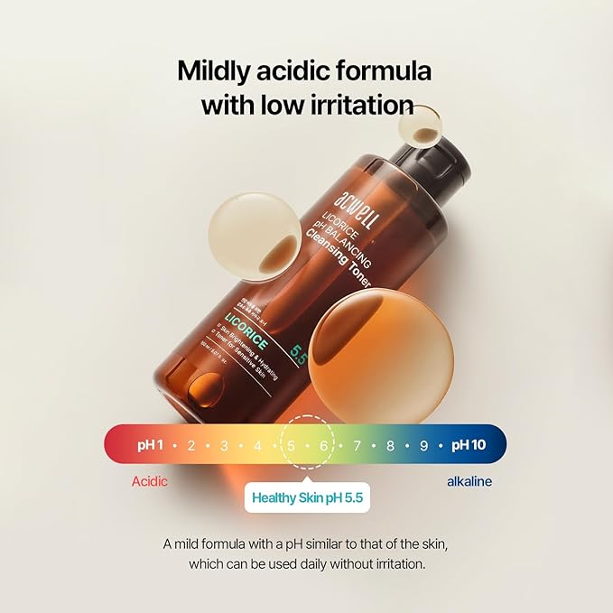 ACWELL Licorice pH Balancing Korean Toner for Cleansing
