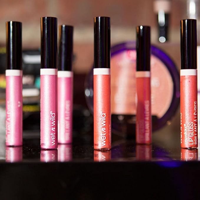 wet n wild MegaSlicks Lip Gloss Red Cherish (Pack of 2)