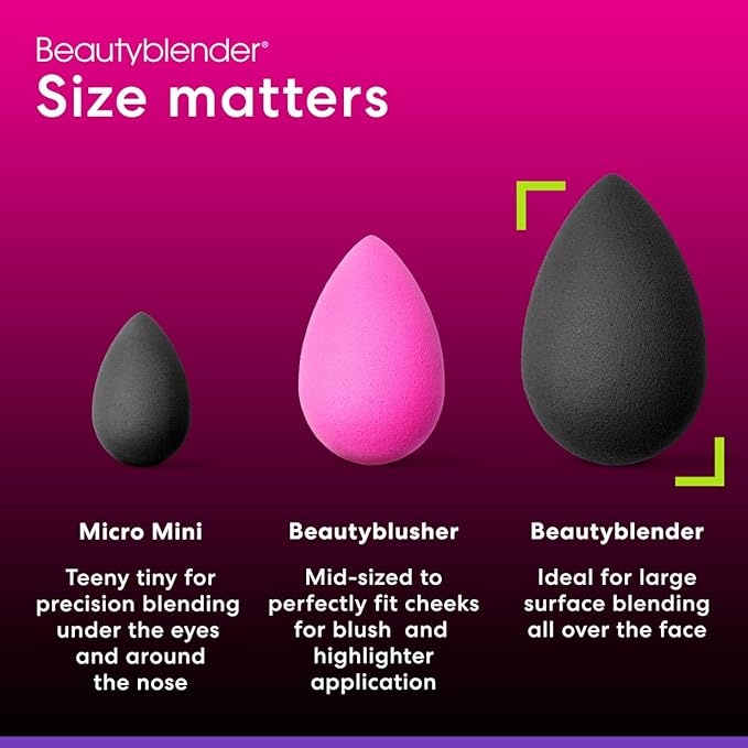 Beautyblender® | Pro Blender Makeup Sponge | Blend Liquid Foundations, Powders and Creams | Streak Free Application | Vegan, Cruelty Free | Made in USA
