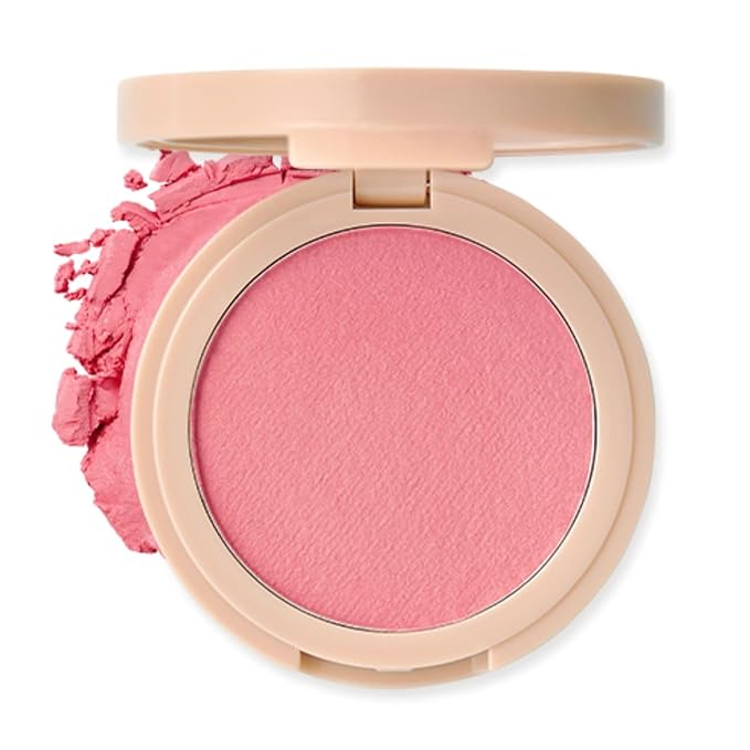 EGLIPS All Over Blusher - Multi-Use Cream Jelly Blush for Eyes & Cheeks Buildable and Blendable Texture with Shimmery Pearls Natural Korean Face Makeup (04 DELIGHT, 0.18 oz)