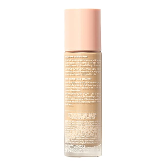 e.l.f. Halo Glow Liquid Filter, Complexion Booster For 0.5 Fair