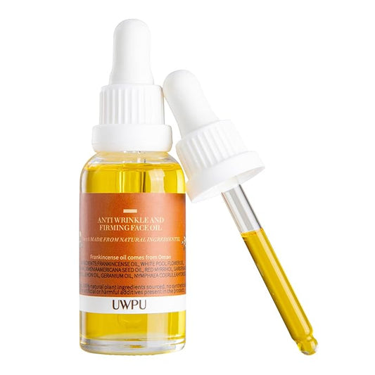 UWPU-Frankincense Oil For Face with organic mastic resin, for facial nourishment and care miracle, cold extracted facial oil essence natural care product, deeply nourish and revitalize the skin