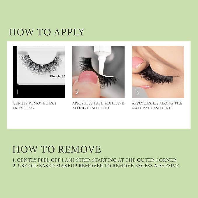 KISS Lash Couture The Muses Collection False Eyelashes - Legacy, Black, Rounded, Doe-Eyed, Refined Faux Silk, Contact Lens Friendly, Pliable Band, Comfortable, Reusable, Cruelty Free, Vegan | 1 Pair