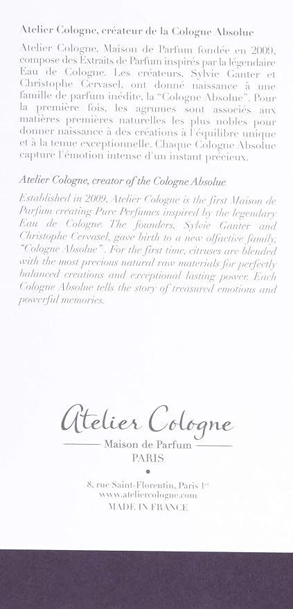 Atelier Cologne Oolang Infini Cologne, 3.3 Ounce