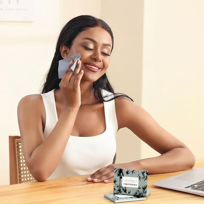 FANDAMEI Oil Blotting Sheets For Face, 200 Counts Absorbing Tissues