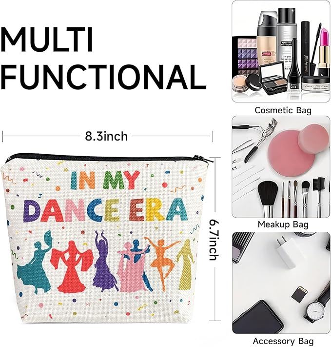 My Dance Era Canvas Zipper Cosmetic