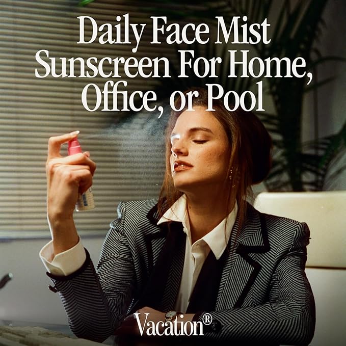 Vacation Super Spritz SPF 50 Face Mist & Air Freshener Bundle, Daily Face Sunscreen Spray, Clean & Lightweight Feel, Water-Resistant, Non-Comedogenic, Vegan, Travel Size, 2.2 Fl. Oz.