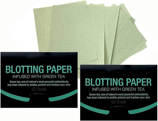 2 Pks GREEN TEA INFUSED Soothing Natural Abaca