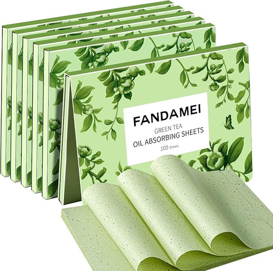 FANDAMEI Oil Blotting Sheets For Face, 600 Sheets Absorbing Tissues