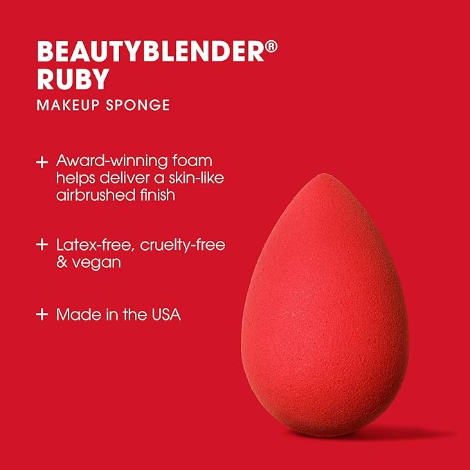 Beautyblender® | Ruby Beauty Blender Makeup Sponge, Super-Soft