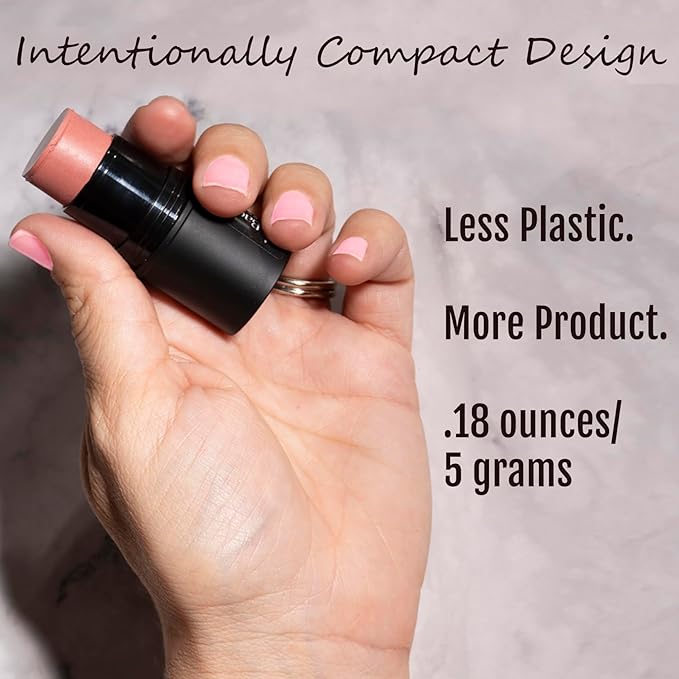 Organic Tint Tube, 100% Natural Vegan Gluten-Free Cream Highlighter Multi-Stick, Made in USA, Prosecco