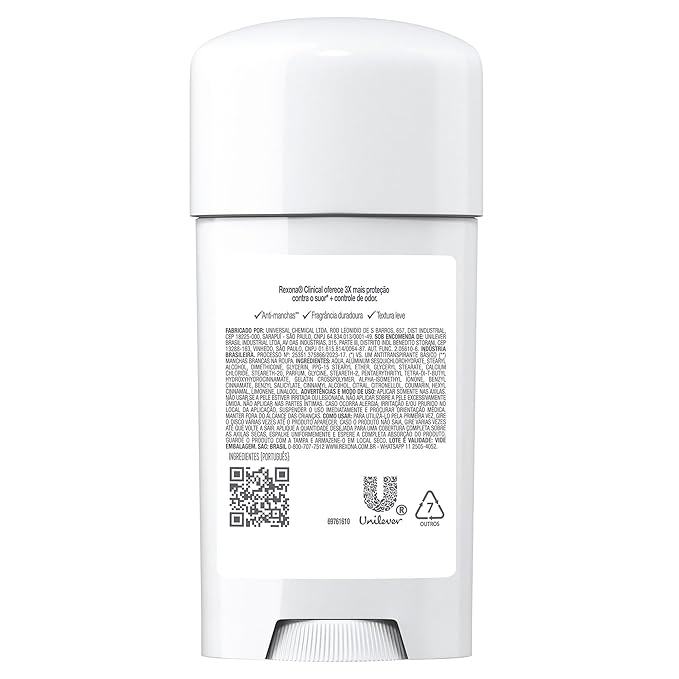 Clinical Deodorant Rexona 96HRS 58g Desobrante clinico Rexona (Mexico)