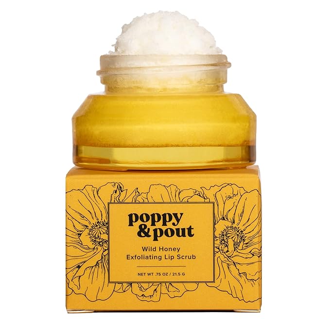 Poppy & Pout Natural Lip Scrub,