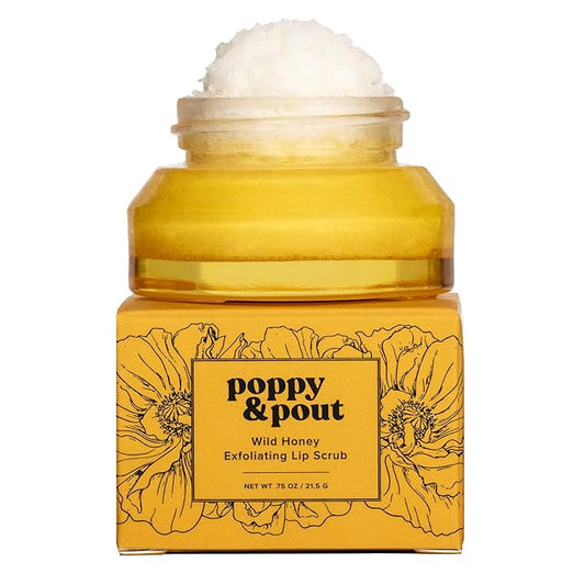 Poppy & Pout Natural Lip Scrub,