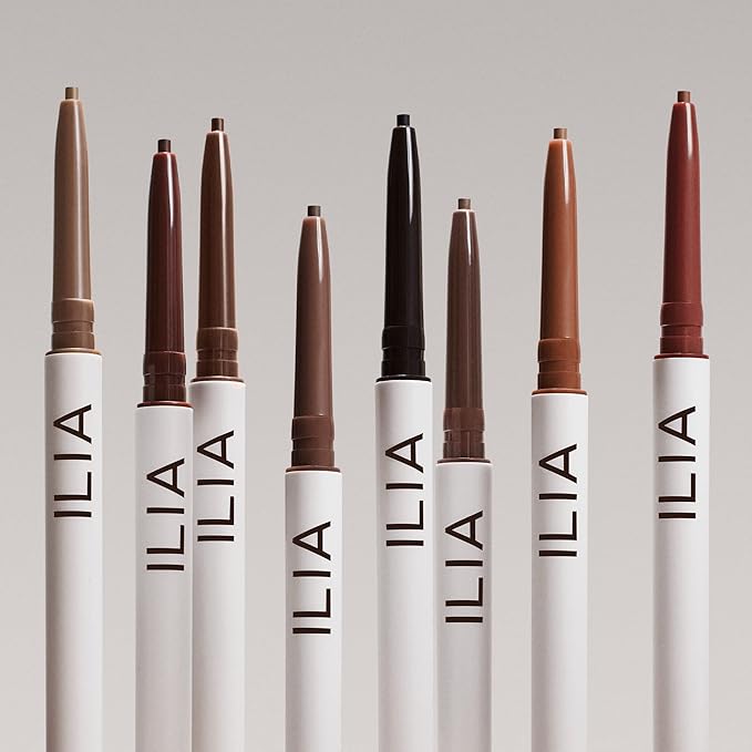 ILIA - In Full Micro-Tip Brow Pencil | Non-Toxic, Vegan, Cruelty-Free, Clean Makeup (Auburn Brown)