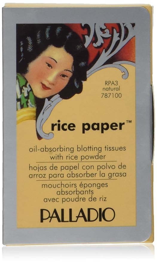 Palladio Rice Paper Facial Tissues for Oily Skin,