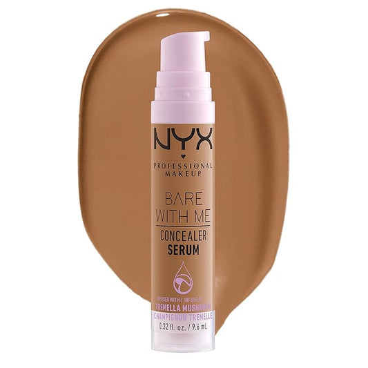 NYX PROFESSIONAL MAKEUP Bare With Me Concealer Serum, Deep Golden