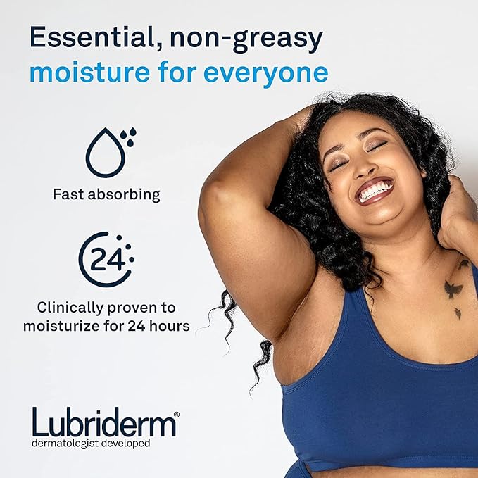Lubriderm Daily Moisture Lotion, Normal to Dry Skin,6 Fl Oz (Pack of 2)