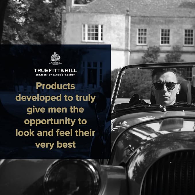 Truefitt & Hill Luxury Cologne - Premium Long-Lasting Bergamot and Lavender Men's Clubman Scented Fragrance, Presented in a Beautifully Etched Traditional Atomizer Bottle - 3.38 oz.