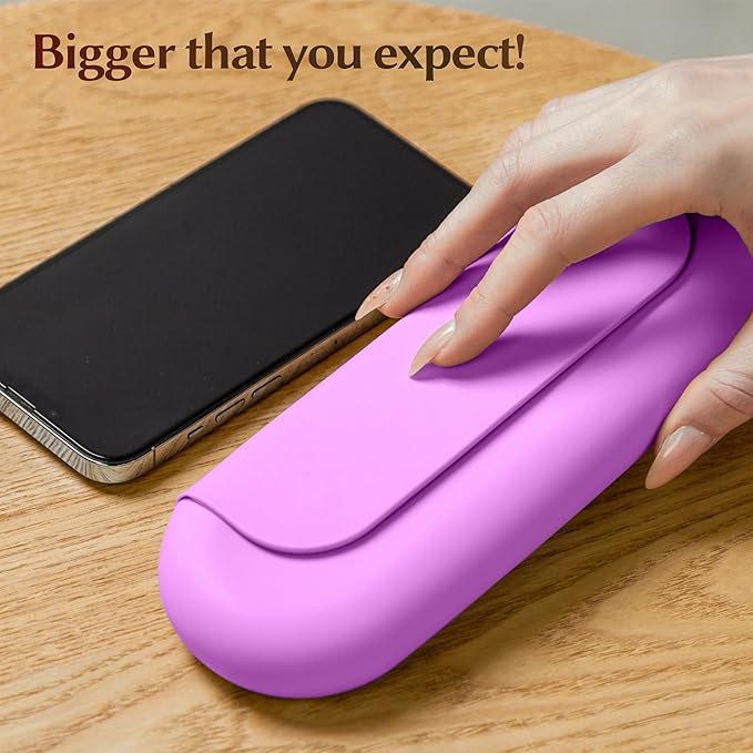 Silicone makeup brush holder, travel