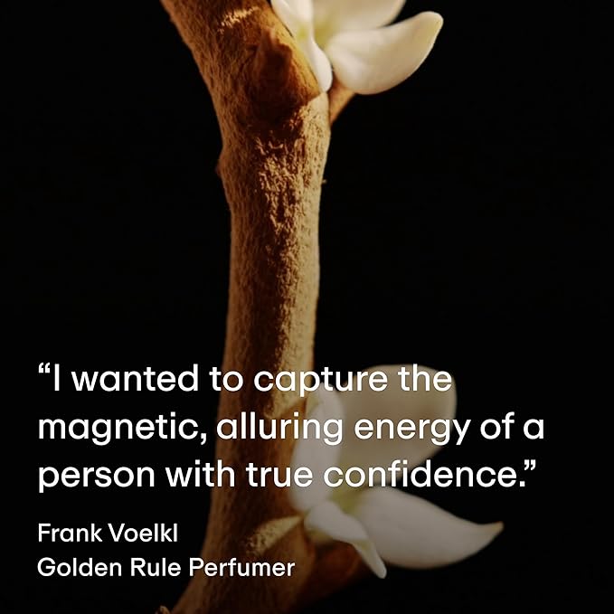 PHLUR Golden Rule Eau de Parfum - Travel Size Perfume for Women & Men Fragrance - Fruity Floral Perfume with Mandarin, Pink Pepper, Pear, Jasmine, Coconut Milk, Sandalwood & Vanilla Cream (9.5mL)