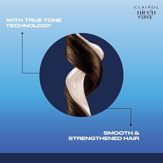 Clairol Nice'n Easy Permanent Hair Dye, 3BG Deep Burgundy Hair Color, Pack of 1