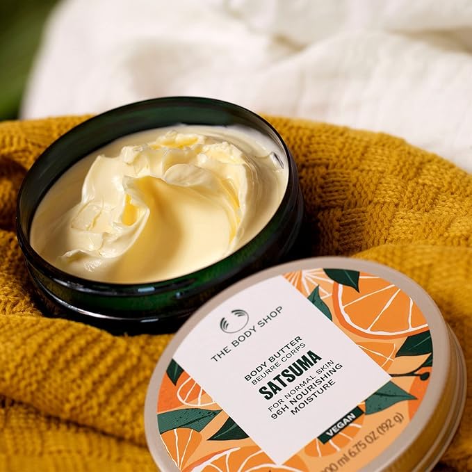 The Body Shop Mango Body Butter – Nourishing & Moisturizing Skincare for Very Dry Skin – Vegan – 1.62 oz