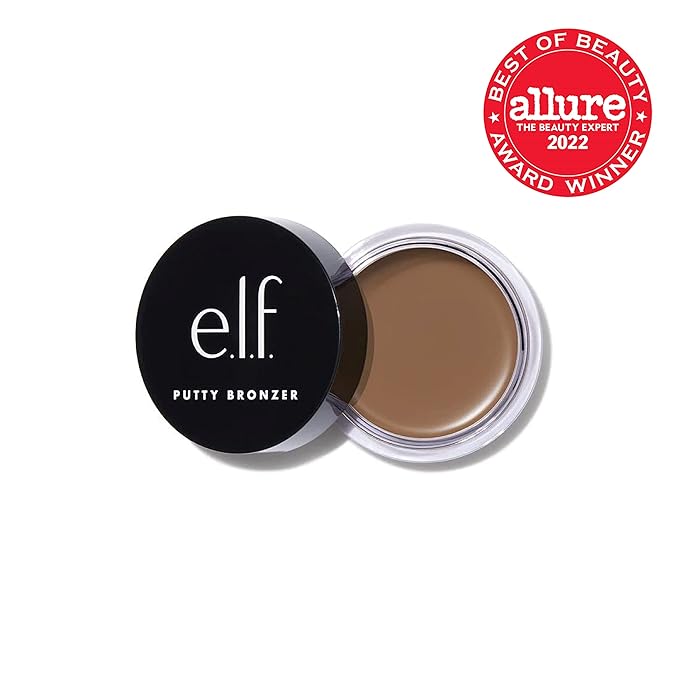 e.l.f. Putty Bronzer, Creamy & Highly Pigmented Formula, Drip, (10g) 0.35 Oz