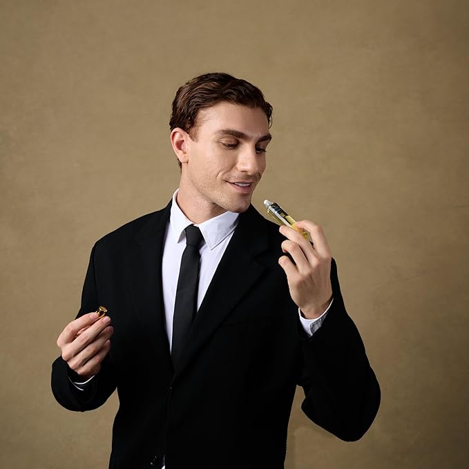 FR331 NOMADES Roll-on Perfume Oil for Women and Men, Luxurious and Concentrated Long Lasting Perfume Oil, Alcohol-Free Travel Size Body Scent for All-Day Freshness (15ml)