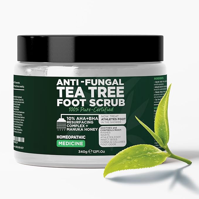 Tea Tree Foot Scrub with Salicylic