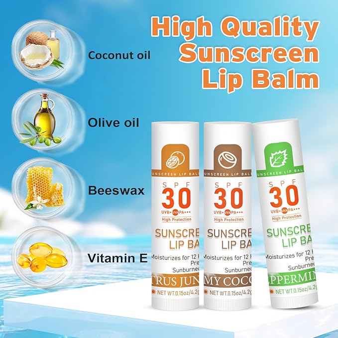 SPF 30 Lip Balm with Sunscreen,