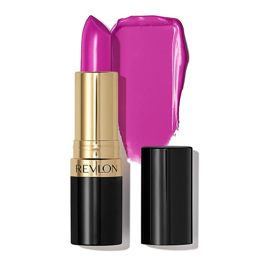 Revlon Super Lustrous Lipstick, Creamy Formula For Soft, Fuller-Looking Lips, Moisturized Feel, 770 Dramatic, 0.15 oz