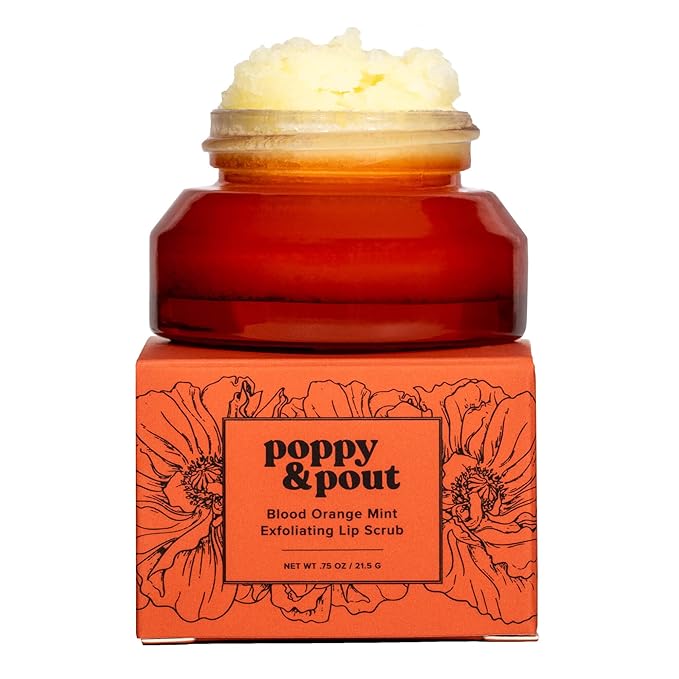 Poppy & Pout Natural Lip Scrub,