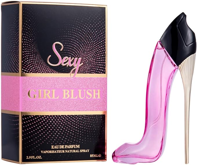Okian Sexy Girl High Heel Perfume for Women, Good Girl Blush Imitation Eau de Parfum 2.9Oz