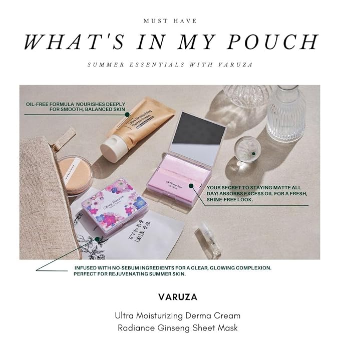 [100 Counts + Mirror Case] Cherry Blossom Natural