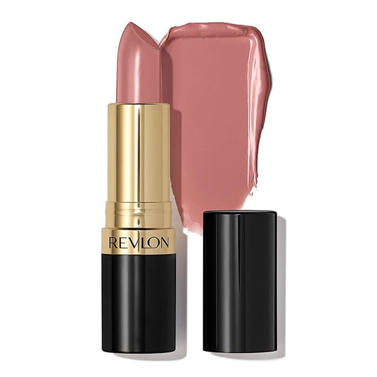 Revlon Super Lustrous Lipstick, Creamy Formula For Soft, Fuller-Looking Lips, Moisturized Feel, 672 Brazilian Tan, 0.15 oz