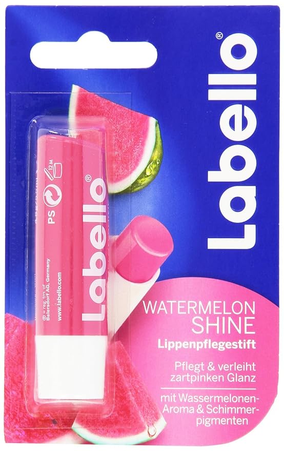 Labello Soft Rose, Labello Watermelon Shine, Bundle