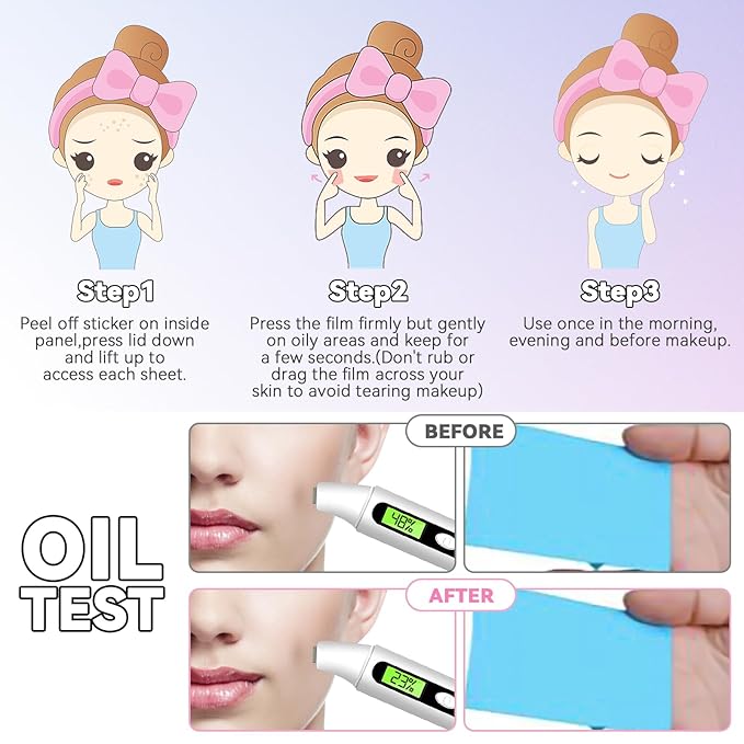 Oil Control Film, Oil Blotting Paper the Same Oily Skin
