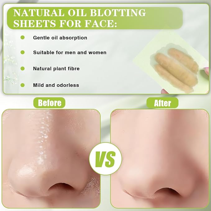 1000pcs Oil Blotting Sheets for Face, Blotting Paper