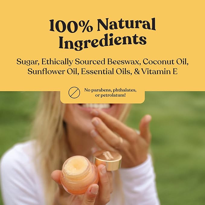 Poppy & Pout Natural Lip Scrub,