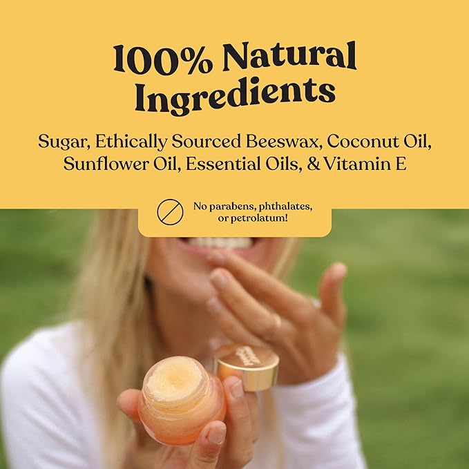 Poppy & Pout Natural Lip Scrub,