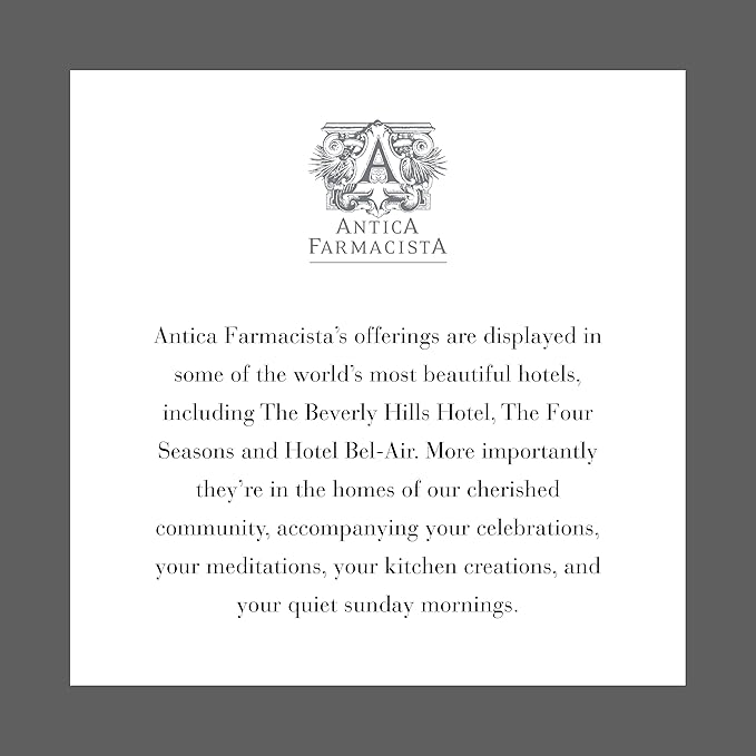 Antica Farmacista Hand Wash -Warm White, 10 Fl Oz (Pack of 1)