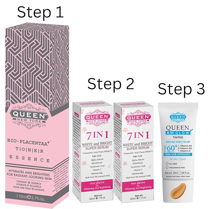 QUEEN AM GLOW | TINTED SunScreen SPF 60 of 1)