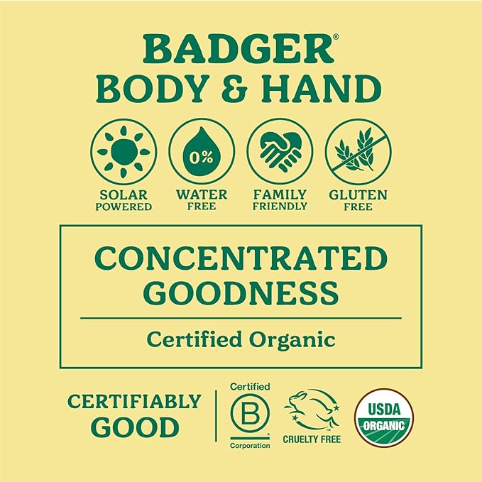 Badger Healing Balm, Hard Working Hands Cream, Organic Hand Cream for Dry Cracked Hands, Long Lasting Hand Moisturizer/Dry Hands Treatment, .75 oz Tin, 2-Pack