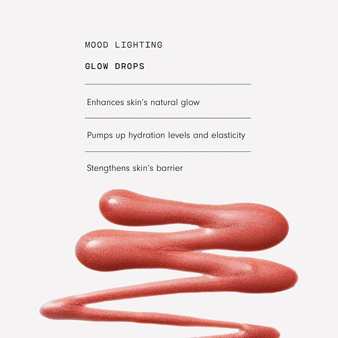 Versed Mood Lighting Luminizing Glow Drops, Sheer Golden - Liquid Highlight & Bronzing Drops with Illuminating Light-Reflecting Pigments - Antioxidants & Hydrating Hyaluronic Acid - Vegan (1 fl oz)