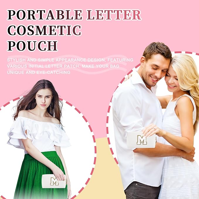 Personalized initial letter patch makeup